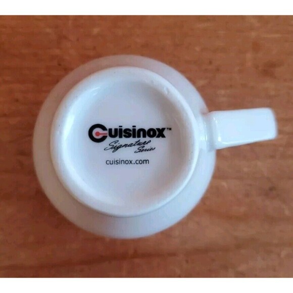 Cuisinox Signature Series Porcelain Espresso 3 Cups 4 Saucers White - Picture 5 of 9
